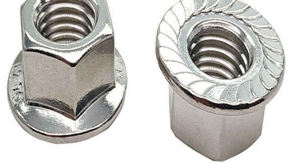 Supply flange nut anti-slip anti-slip nut hexagonal fine tooth anti-loose anti-slip screw nut