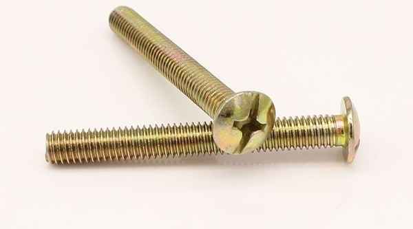 Production of color galvanized eleven-shaped slot plus and minus head screws mushroom head large flat head machine wire screws