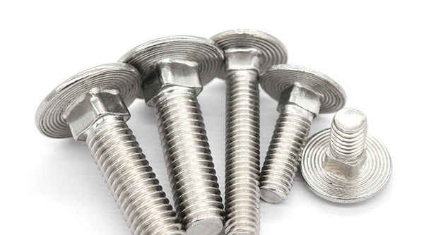 Processing DIN603 large round head square neck shelf screw 304 stainless steel carriage bolt square neck flat head