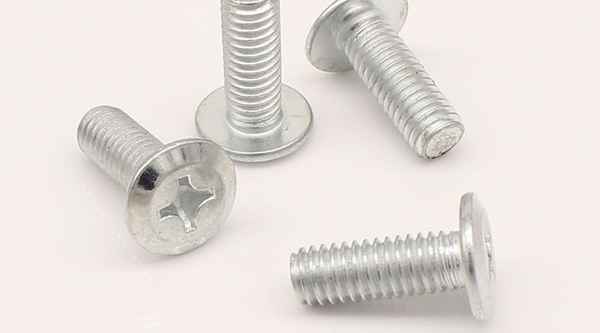 Customized white galvanized flat head chamfer chamfer cross chamfer screw furniture screw link screw 5/8