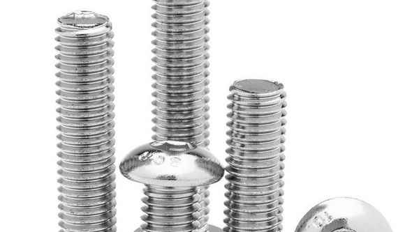 Customized nickel-plated half-round head socket head cap screws ISO7380 round cup mushroom head socket head cap screws 1/2-13