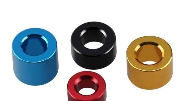 Customized color aluminum alloy screw gasket sleeve tube sleeve golden blue surface smooth and 1/2-13