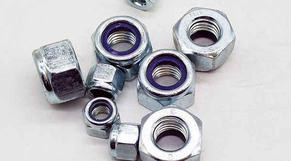 Customized DIN982 galvanized thickened nylon lock nut self-locking anti-loose nut 3/4