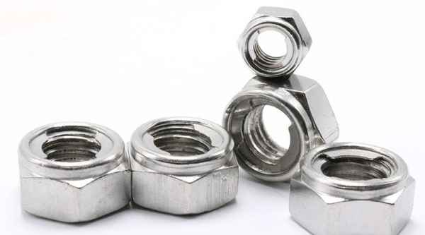 Supply 304 stainless steel metal lock nut metal self-locking nut lock nut 3/4