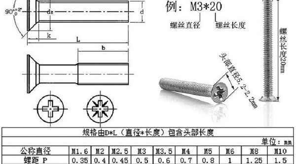 Production of nickel-plated screws cross countersunk head screws flat head screws rose machine teeth small screws 3/4