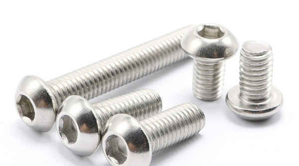 Processing 201 stainless steel flat head hexagon socket head bolt mushroom head screw 3/8 5/8