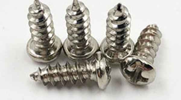 Customized 316 stainless steel cross round head self-tapping screw GB845 pan head screw wood tooth screw 3/8