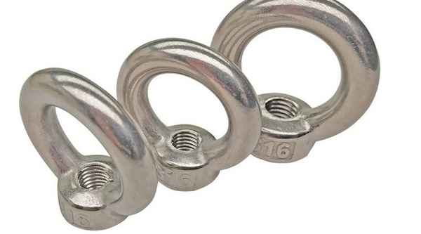 Customized 316 stainless steel lifting ring nut ring nut lifting ring screw lifting ring nut 3/4