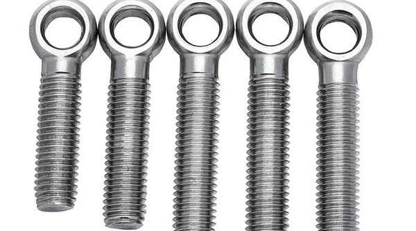 Customized 304 stainless steel live joint screw live knot screw hanging ring fish eye screw with hole bolt