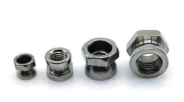 Customized stainless steel 304 twist-off anti-theft screw cap screw-off nut anti-theft nut 3/4