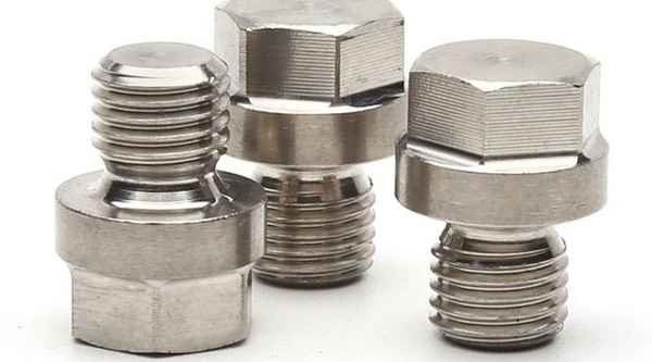 Supply 304 stainless steel outer hexagon with pad oil plug hexagonal flange plug screw plug stuffy head pipe plug 3/8