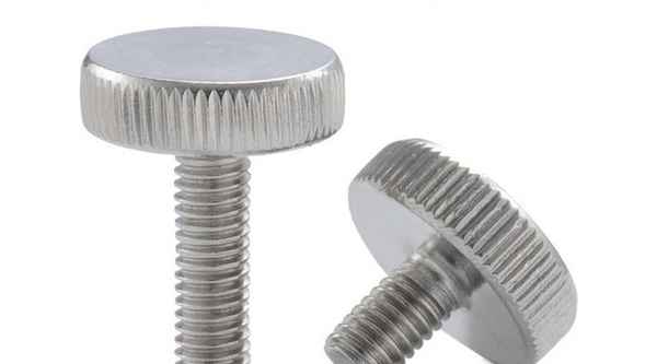 Customized knurled hand screw flat head adjustment screw big round head bolt hand tighten screw 3/8