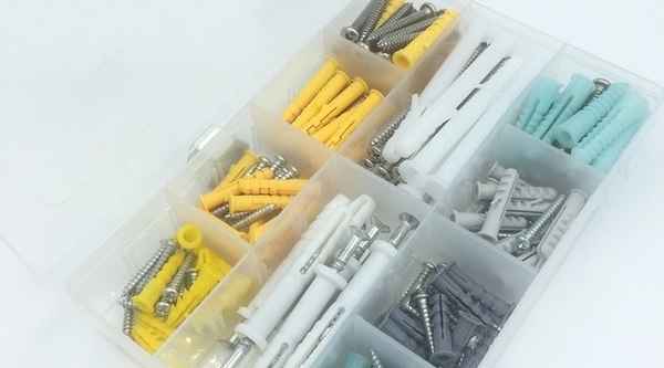 Supply 200PCS boxed self-tapping screw grid with rubber plug combination set screw 3/8