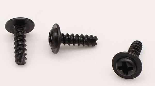 Processing black round head with pad milling tail cut tail flat tail self-tapping screw 3/8 5/8