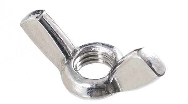 Supply 304 stainless steel butterfly nut cap like square wing hand screw nut claw nut ingot nut