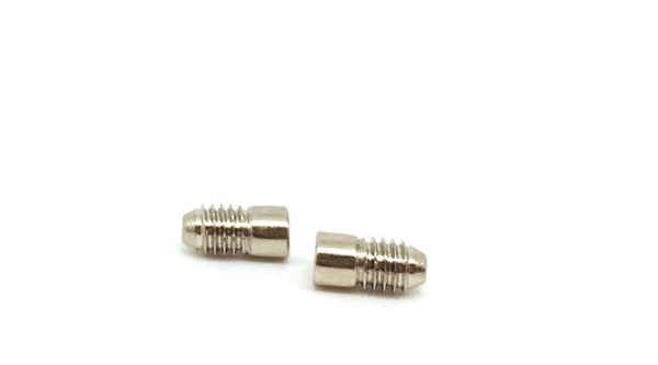 Customized copper nickel-plated flat end half tooth machine screw non-standard hexagonal machine rice 3/4 1/4-20