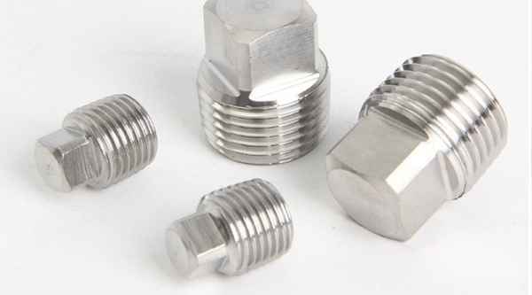 Customized 304 stainless steel outer square plug wire plug solid oil plug screw plug oil seal pipe plug