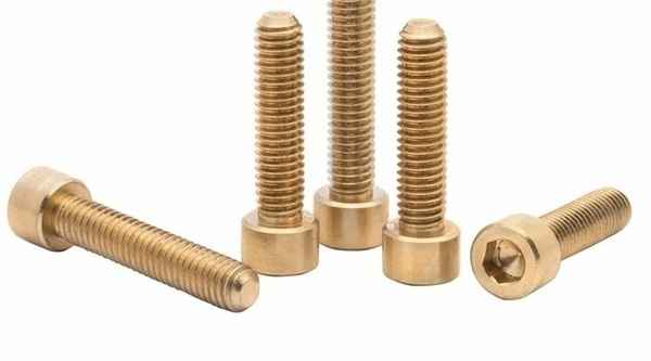 Customized brass inner hexagon screw cylindrical head inner hexagon bolt cup head screw copper inner hexagon