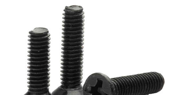 Production of black cross countersunk head screw flat head screw flat machine screw KM electronic small screw 3/4