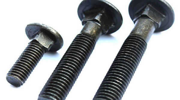 Supply 8.8 semi-round head square neck screw carriage bolt screw carbon steel black