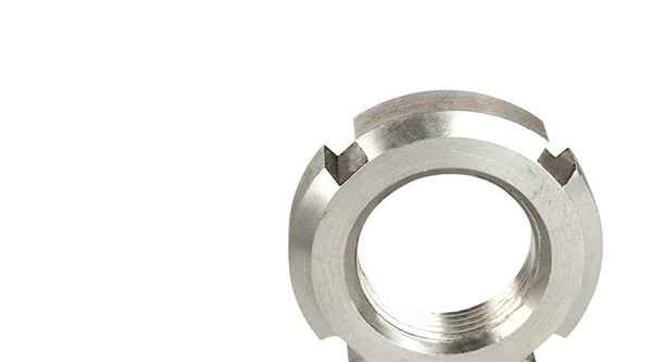 Stainless Steel Small Round Nut Lock Nut Slotted Round Nut Factory Supply