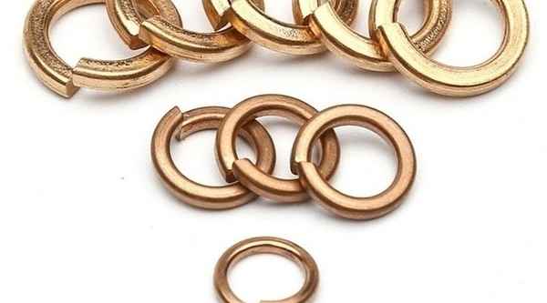 Customized phosphor bronze spring gasket copper gasket gasket copper spring gasket copper elastic gasket 3/4