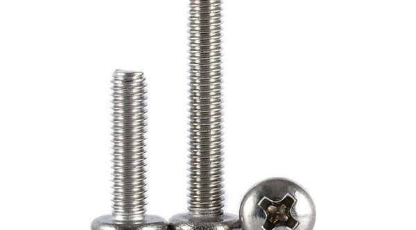 Wholesale 304 stainless steel American cross pan head screw inch round head yuan machine screw 3/4 5/8