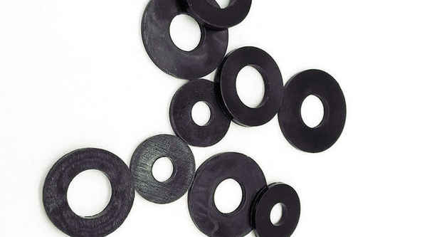 Production of black nylon flat gasket to increase thickening plastic gasket plastic insulating gasket 1/2-13