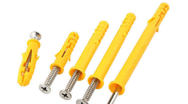 Processing small yellow croaker expansion screw plastic expansion tube nylon rubber plug bolt up plug self-tapping screw 5/8