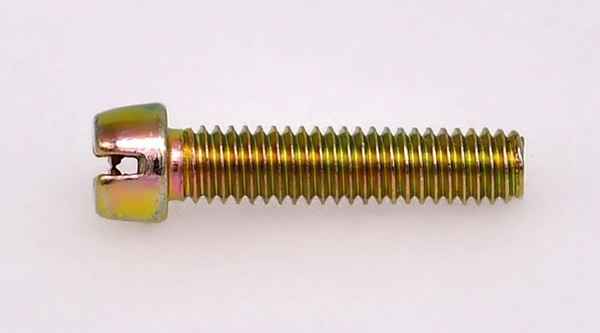 Processing slotted pressure point screws