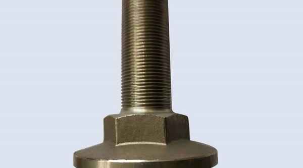 Hot red forged hexagon step bolt Hexagon head screw T-bolt non-standard special-shaped bolt