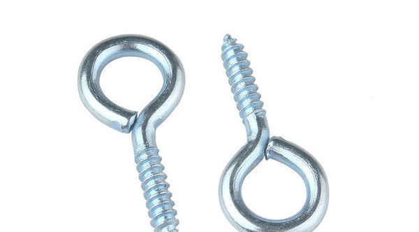 Customized galvanized sheep's eye ring self-tapping screw hook hanging ring belt ring sheep's eye nail sheep's eye screw