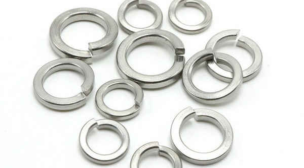 Customized 201 stainless steel spring washer spring washer elastic opening gasket 3/8 5/8