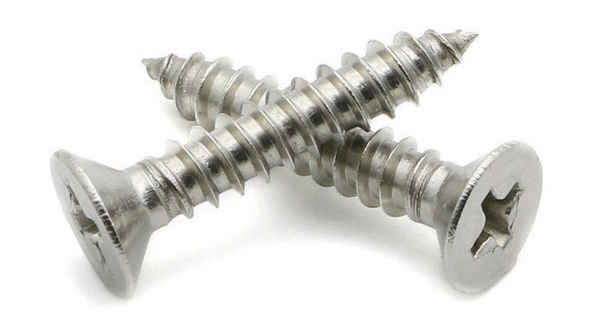 Processing 201 stainless steel cross flat head self-tapping wood screw countersunk head 5/8