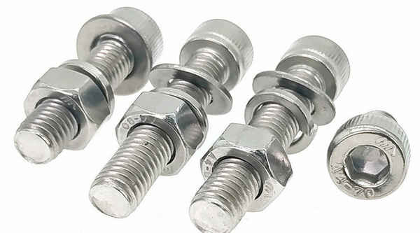 Customized 316 stainless steel inner hexagon screw nut set large cup head inner hexagon bolt screw