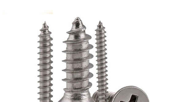 Wholesale Nickel Plated Cross Countersunk Head Self Tapping Screws Flat Head Self Tapping Screws 3/4