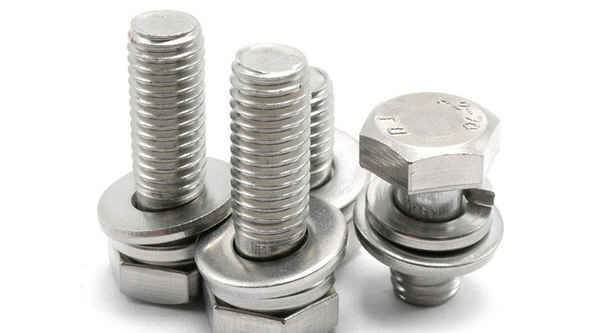 Production of 304 stainless steel outer hexagon three combination screws hexagon head bolts 1/2-13 1/4-20