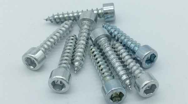 Processing cylindrical head inner hexagon self-tapping screw sliding door self-tapping screw galvanized 3/4