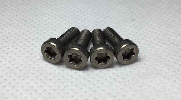 Custom TA2 titanium screw cylinder head plum blossom pure titanium screw GR2 titanium bolt 1/2-13