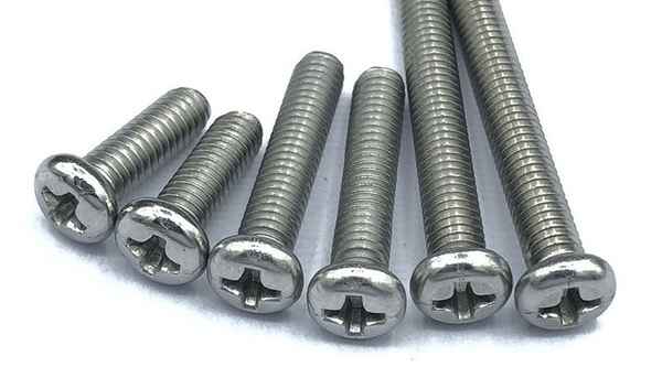 Production of British American 304 stainless steel cross pan head screw round head screw round head machine wire