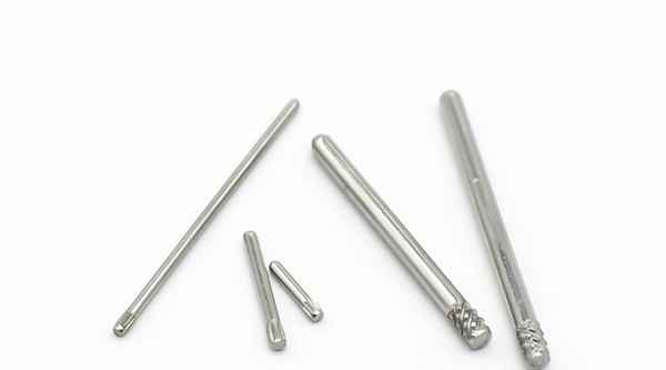 Screw small parts double tooth flower post mother rivet non-standard screw pin tooth strip knurled shaft