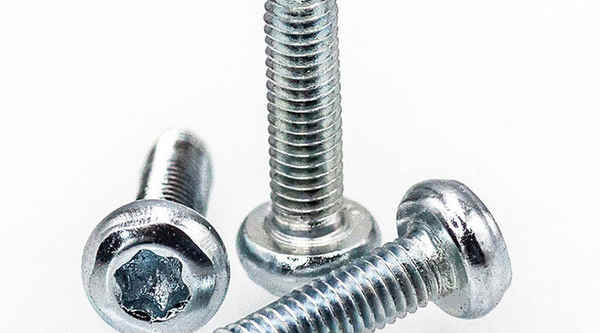 Supply inner plum triangular tooth screw flower-shaped self-locking anti-theft screw GB6560 galvanized 5/8