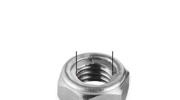 Production of 304 stainless steel metal lock nut metal self-locking nut metal lock nut 3/4