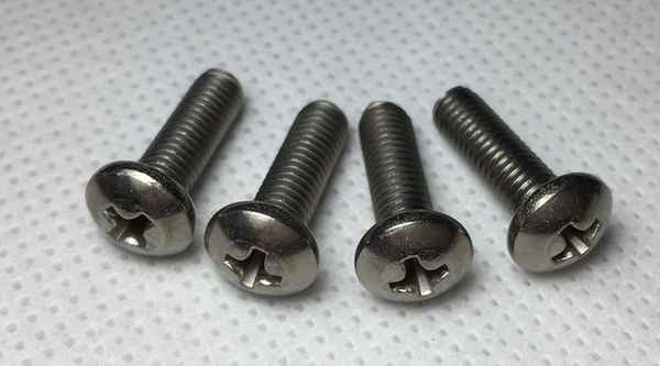 Customized American titanium screw pan head cross pure titanium TA2 GR2 1/2-13 1/4-20