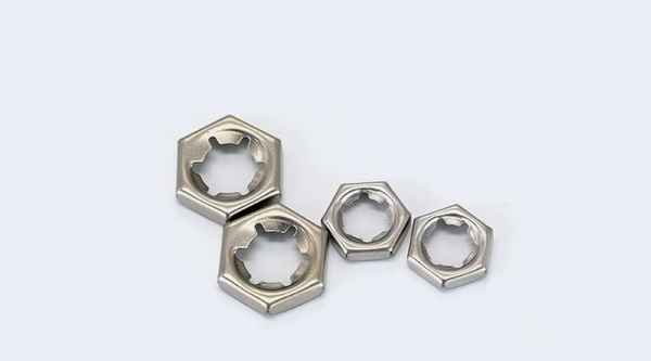 Customized 304316 Stainless Steel DIN7967 Fastening Nut Nut Snap Nut Self-locking Anti-loose Nut 1/2-13