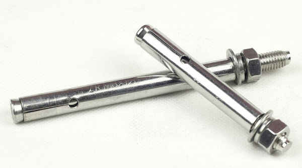 Customized 304 stainless steel expansion screw with seam tube pull-out screw 5/8 1/2-13