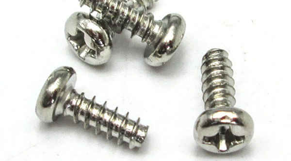 Customized nickel-plated round head flat tail self-tapping screw cutting tail pan head cross self-tapping screw 1/2-13