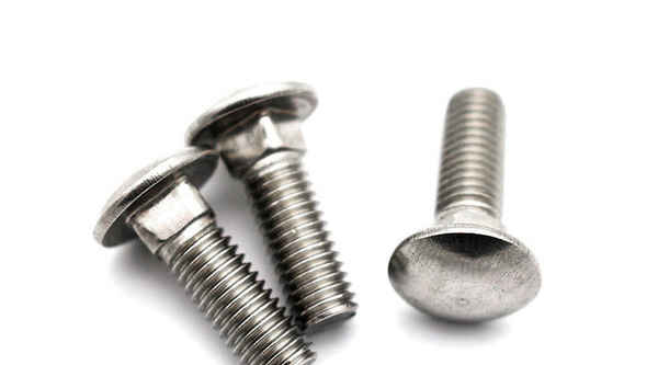 Production of 304 stainless steel shelf screws GB12 semi-circular head square neck carriage bolt square neck flat head