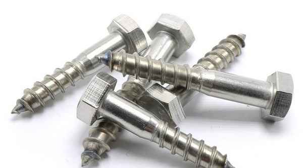 Processing 304 stainless steel DIN571 half tooth external hexagon self-tapping screw 3/8 5/8 1/4-20