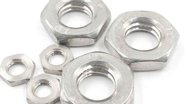 Supply stainless steel 304 hex thin nut DIN439 screw cap GB6172